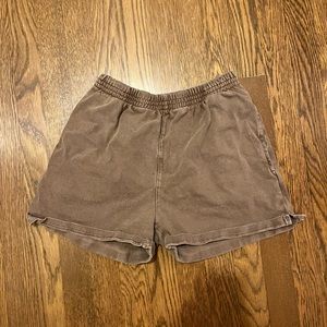 Brown Rosa Sweatshorts